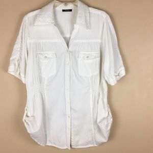 White Cargo Shirt